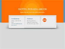 Tablet Screenshot of hotelposada-arcos.com.mx